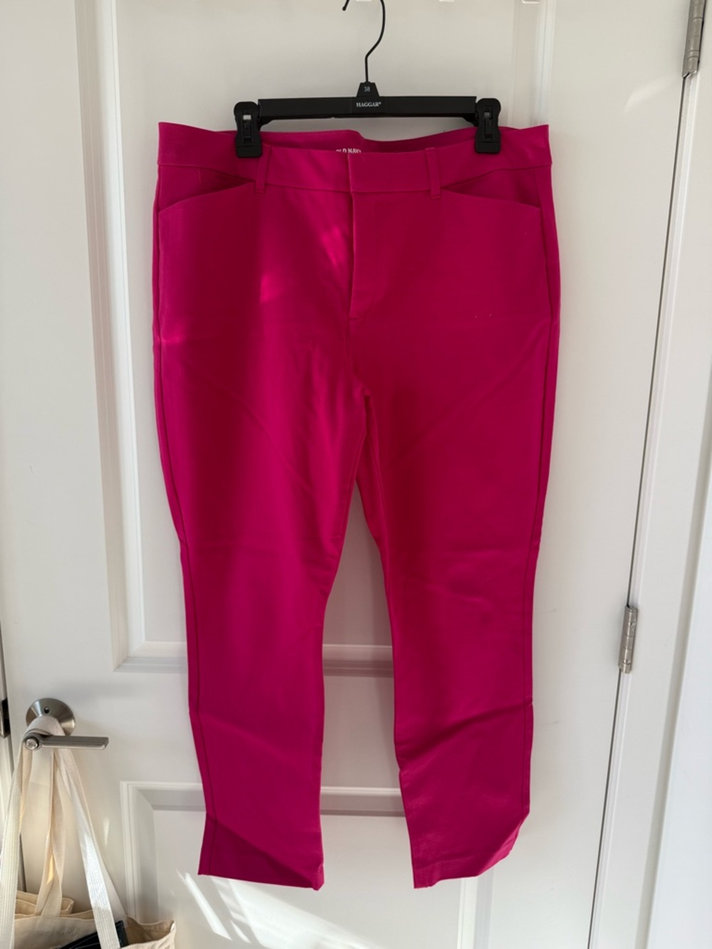 Bright Pink High-Rise Pixie Pant